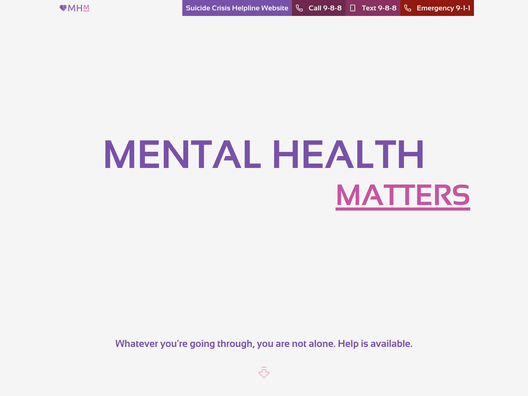 Mental Health Matters Website